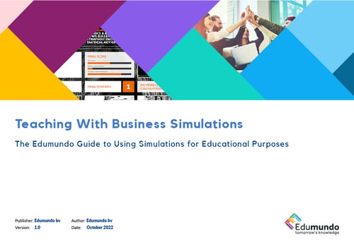 E-Book Front Cover - Teaching with Business Simulations
