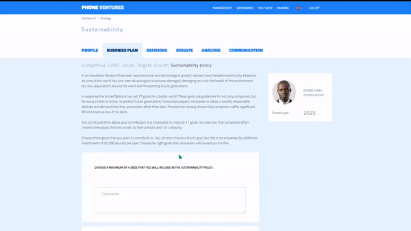 Sustainable Business Simulation v2 - GIF